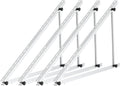 Support de panneau solaire en aluminium pour modules solaires de 100W-600W, 118 cm, 2 sets, Angle d'inclinaison réglable de 0° à 90° support de panneau solaire pv toit plat supports de toit pour modules solaires